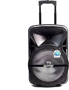 Geepas Portable & Rechargeable Professional Speaker System GMS8568