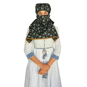 Switchon Rayon Mill dye Innovative scarf Hijab for Women with closer Hook and Loop Tape size adjustable -Scoty Scarf