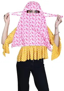 KALY INDIA Scarf Anti Pollution Full Face Scarf For Women Stylish Mask Like Scarf For Women Scarf Cum Mask Scarf For Daily Use