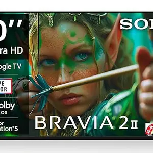 Sony 126 cm (50 inches) BRAVIA 2M2 Series 4K Ultra HD Smart LED Google TV K-50S25M2-3 Years Warranty for Limited Period