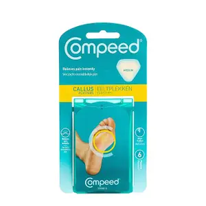Compeed Compeed Callus Removal Bandage Strips For Under Foot Rubbing Protection, Breathable Callous Remover Pads For Feet Medium Size_30 Pc Pack