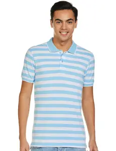Brand: Amazon Brand - Symbol Amazon Brand - Symbol Men's Cotton Rich Striped Polo Tshirts | Collar Tshirts | Half Sleeves - Regular Fit (Available in Plus Sizes)