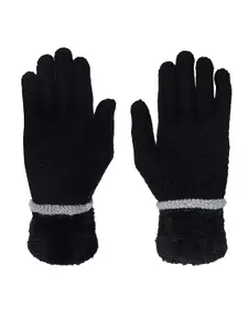 FabSeasons Acrylic Woolen Winter Gloves for Women & Girls, fits everyone above 10 years