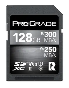 ProGrade Digital SDXC UHS-II V90 Memory Card (128GB), (Secure-Digital-Cards)