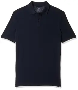 Visit the Marks & Spencer Store Marks & Spencer Mens Solid Cotton Collared Neck Regular Fit Polo Shirt