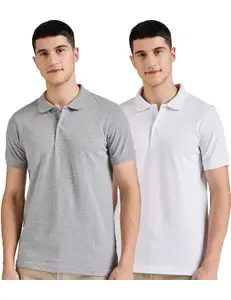 Brand: Amazon Brand - Symbol Amazon Brand - Symbol Men's Cotton Rich Solid Polo Tshirt | Collar Tshirts | Half Sleeves | Plain-Regular Fit (Available in Plus Sizes)