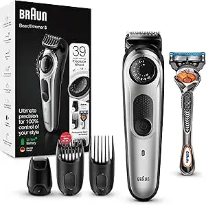 Braun BT5 Men's Beard Trimmer and Hair Trimmer 39 Length Settings 