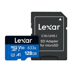 Lexar 633x BLUE Series MicroSDXC/SDHC 128GB Class 3 100MB/s Memory Card price in India.