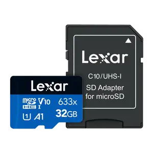 Lexar 633x BLUE Series MicroSDXC/SDHC 32GB Class 3 100MB/s Memory Card price in India.