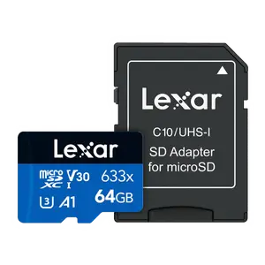 Lexar 633x 64GB MicroSD Card Class 10 95 MB/s Memory Card