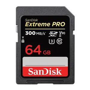 SanDisk Extreme Pro 64GB SDXC Class 10 300 Mbps Memory Card