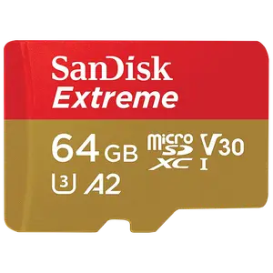 SanDisk Extreme MicroSDXC 64GB Class 3 160MB/s Memory Card price in India.