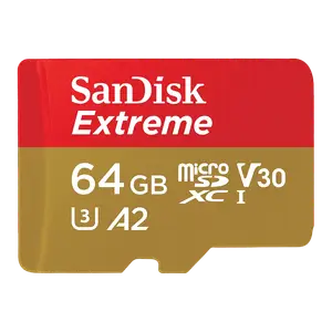 SanDisk Extreme 64GB microSDXC Class 10 UHS-I Memory Card 45Mbps