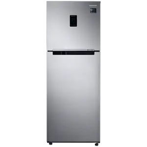 Samsung 301L 2 Star Inverter Frost-Free Convertible 5 In 1 Double Door Refrigerator Appliance (RT34C4522S8/HL,Elegant Inox 2023 Model)