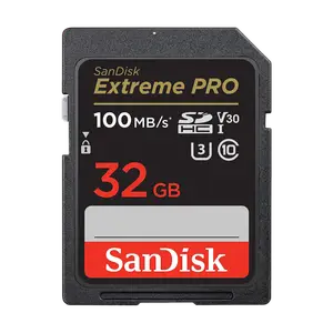 SanDisk Extreme Pro 32 MicroSDHC UHS Class 3 100 Mbps Memory Card  
