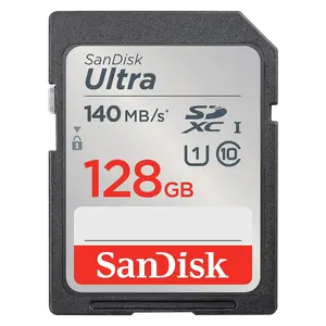 SanDisk Ultra SDXC 128GB Class 10 140MB/s Memory Card price in India.