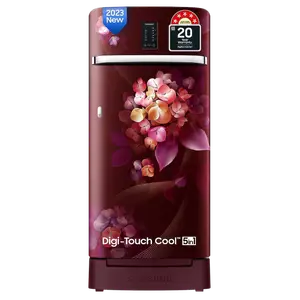 SAMSUNG 189 Litres 5 Star Direct Cool Single Door Refrigerator with Digi-Touch Cool (RR21C2F25HT/HL, Hydrangea Plum) price in India.