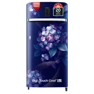 SAMSUNG 189 Litres 5 Star Direct Cool Single Door Refrigerator (RR21C2E25HS/HL, Hydrangea Blue) price in India.