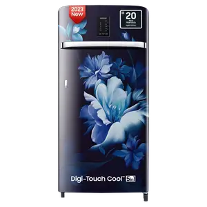 SAMSUNG 189 Litres 4 Star Direct Cool Single Door Refrigerator (RR21C2E24UZ/HL, Midnight Blossom Blue) price in India.