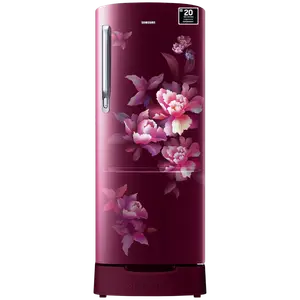 SAMSUNG 183 Litres 5 Star Direct Cool Single Door Refrigerator with Anti Bacterial Gasket (RR20D2825HNNL, Himalaya Poppy Red) price in India.