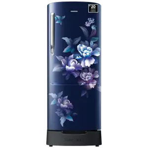 Samsung 183 L, 5 Star, Digital Inverter, Direct-Cool Single Door Refrigerator (RR20D2825HV/NL, Himalaya pop Base Stand Drawer)