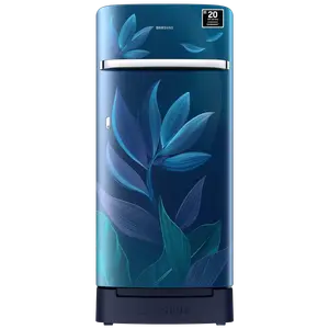 SAMSUNG 189 Litres 5 Star Direct Cool Single Door Refrigerator with Anti Bacterial Gasket (RR21D2H259UHL, Blue) price in India.