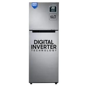 SAMSUNG 236 Litres 3 Star Frost Free Double Door Refrigerator with Stabilizer Free Operation (RT28C3053S8/HL, Elegant Inox) price in India.