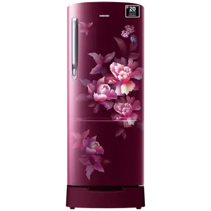 SAMSUNG 183 Litres 5 Star Direct Cool Single Door Refrigerator with Anti Bacterial Gasket (RR20D2825HNNL, Himalaya Poppy Red) price in India.