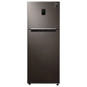 SAMSUNG 355 Litres 2 Star Frost Free Double Door Convertible Refrigerator with Twin Cooling Plus (RT39C5C32DX/HL, Black Inox) price in India.