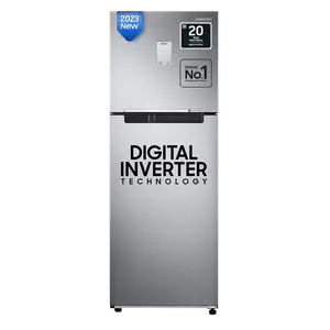 SAMSUNG 224 L Frost Free Double Door 2 Star Refrigerator with Curd Maestro, Digital Inverter with Display( RT28C3522S8/HL)