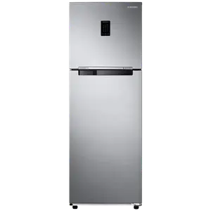 Samsung 322L 2 Star Inverter Frost-Free Convertible 5 In 1 Double Door Refrigerator Appliance (RT37C4522S8/HL,Elegant Inox 2023 Model)