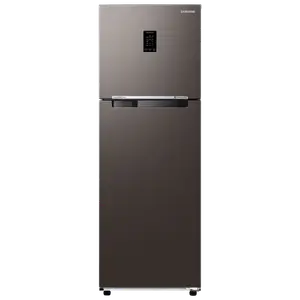SAMSUNG 322 Litres 2 Star Frost Free Double Door Convertible Refrigerator with Twin Cooling Plus Technology (RT37CB522C2HL, Charcoal) price in India.