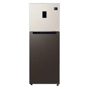 SAMSUNG 301 Litres 2 Star Frost Free Double Door Convertible Refrigerator with Twin Cooling Plus Technology (RT34CB522C7/HL, Beige) price in India.