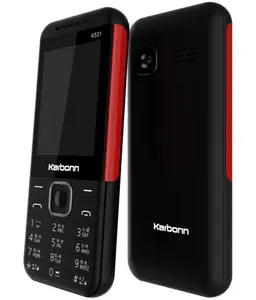 Karbonn K531 Dual SIM Feature Phone Black Red price in India.