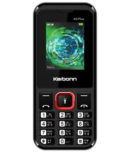 Karbonn kx5 plus Dual SIM Feature Phone Black Red price in India.