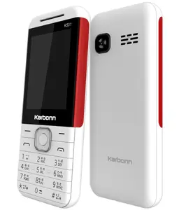 Karbonn K531 Dual SIM Feature Phone White Red price in India.