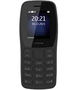 Nokia 105SS 1423 Single SIM Feature Phone Black price in India.