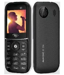 itel MagicX Play 4G Dual SIM Feature Phone Black price in India.
