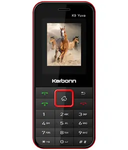 Karbonn k9 yuva Dual SIM Feature Phone Black Red price in India.