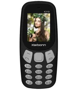 Karbonn K310i Dual SIM Feature Phone Black price in India.