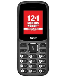 itel Ace 2 Dual SIM Feature Phone Black price in India.