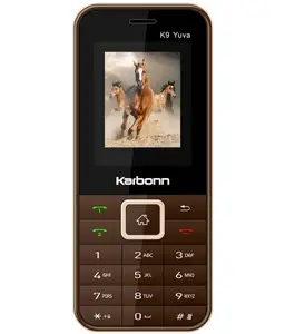Karbonn k9 yuva Dual SIM Feature Phone Coffee price in India.