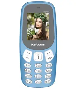 Karbonn K310i Dual SIM Feature Phone Sky Blue price in India.
