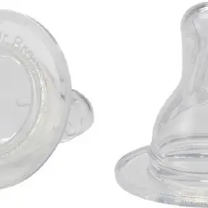 Dr. Brown's Natural Flow Y-Cut Silicone Nipples Medium Flow Nipple(Pack of 2 Nipples)