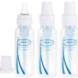 Dr. Brown's PP Standard baby Bottle, 1-Pack 3 + PP Standard baby 1-Pack 3 - 250 ml(White)