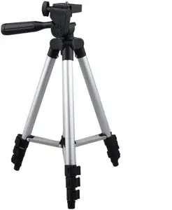 VibeX VibeX Tripod and Portable Mobile Stand, Aluminum Tripod(Silver, Supports Up to 1100 g)