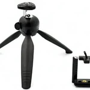 VibeX VibeX Mini Tripod Mount for Phone & Camera Tripod(Black, Supports Up to 1000 g)