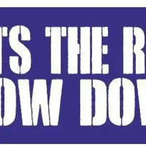 Rover Sticker & Decal for Car & Bike(Blue, White)