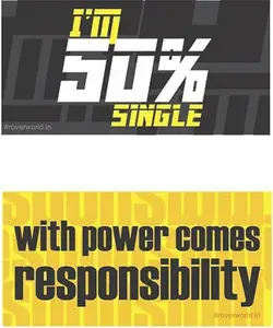 Rover Sticker & Decal for Bike(Black, Yellow)