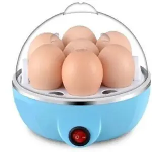 GosFrid GosFrid with GF LOGO Plastic Electric Egg Cooker with Tray (16x16x16 cm, Multicolour) Egg Cooker(Multicolor, 7 Eggs)